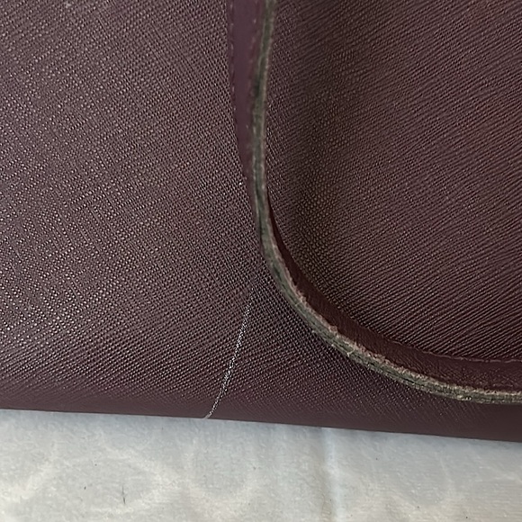 Kate Spade Luxurious Dark Wine Purple Large Leather Tote Bag 🌸🌸 - Picture 12 of 13